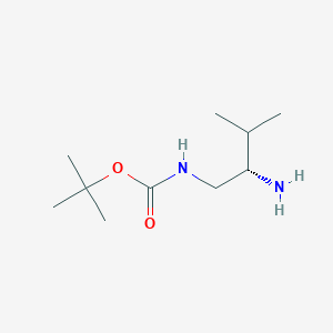 Carbamic acid, [(2S)-2-amino-3-methylbutyl]-, 1,1-dimethylethyl ester (9CI)