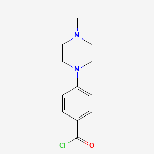 molecular formula C12H15ClN2O B3041884 4-(4-methylpiperazin-1-yl)benzoyl Chloride CAS No. 401495-67-8