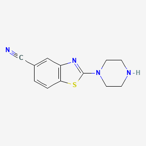 2-(Piperazin-1-yl)benzo[d]thiazole-5-carbonitrile