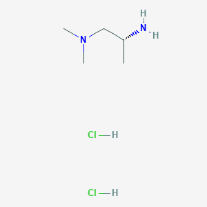 molecular formula C5H16Cl2N2 B3041892 (2R)-N1,N1-Dimethyl-1,2-propanediamine dihydrochloride CAS No. 403712-75-4