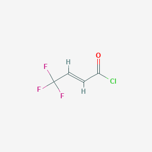 molecular formula C4H2ClF3O B3041902 4,4,4-Trifluorocrotonoyl chloride CAS No. 406-92-8