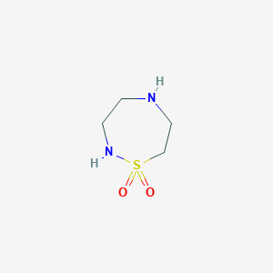 molecular formula C4H10N2O2S B3041912 1,2,5-Thiadiazepane 1,1-dioxide CAS No. 410545-38-9