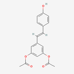 molecular formula C18H16O5 B3041913 Resveratrol-3,5-diacetate CAS No. 411233-14-2