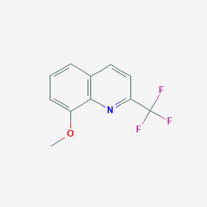 molecular formula C11H8F3NO B3041927 8-Methoxy-2-(trifluoromethyl)quinoline CAS No. 41958-00-3