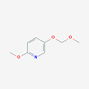molecular formula C8H11NO3 B3041950 2-Methoxy-5-(methoxymethoxy)pyridine CAS No. 431942-25-5