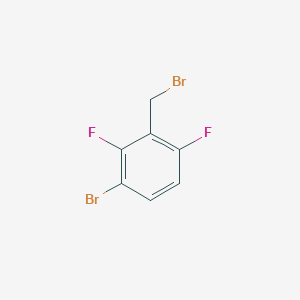molecular formula C7H4Br2F2 B3041954 1-Bromo-3-(bromomethyl)-2,4-difluorobenzene CAS No. 438050-04-5