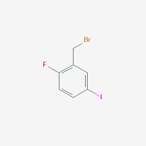 molecular formula C7H5BrFI B3041963 2-Fluoro-5-iodobenzyl bromide CAS No. 442910-33-0
