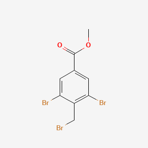 molecular formula C9H7Br3O2 B3041970 Methyl 3,5-dibromo-4-(bromomethyl)benzoate CAS No. 444663-80-3