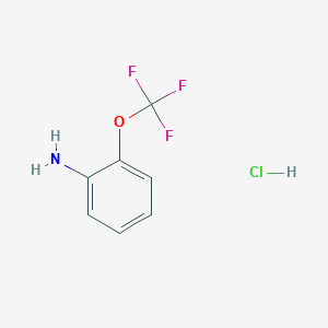 molecular formula C7H7ClF3NO B3041988 2-(trifluoromethoxy)aniline Hydrochloride CAS No. 452077-64-4