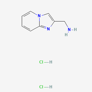 molecular formula C8H11Cl2N3 B3041990 Imidazo[1,2-a]pyridin-2-ylmethanamine dihydrochloride CAS No. 452967-56-5