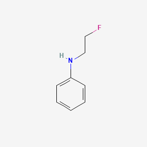 molecular formula C8H10FN B3042003 N-(2-fluoroethyl)aniline CAS No. 459-40-5
