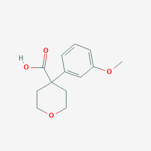 4-(3-Methoxyphenyl)oxane-4-carboxylic acid