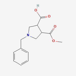 1-Benzyl-4-(methoxycarbonyl)pyrrolidine-3-carboxylic acid