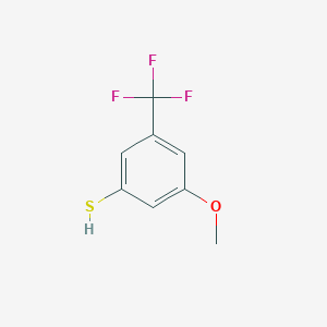 molecular formula C8H7F3OS B3042028 3-methoxy-5-(trifluoromethyl)benzenethiol CAS No. 476198-74-0
