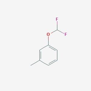 molecular formula C8H8F2O B3042057 3-(Difluoromethoxy)toluene CAS No. 4837-15-4