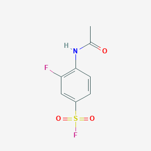 molecular formula C8H7F2NO3S B3042059 4-Acetamido-3-fluorobenzenesulfonyl fluoride CAS No. 486424-35-5