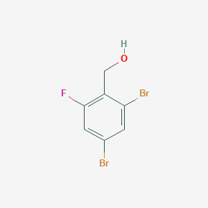 molecular formula C7H5Br2FO B3042076 2,4-Dibromo-6-fluorobenzyl alcohol CAS No. 497181-22-3