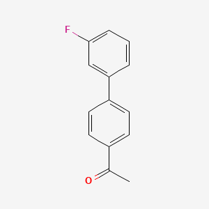 molecular formula C14H11FO B3042088 1-(3'-Fluoro[1,1'-biphenyl]-4-yl)ethanone CAS No. 5002-42-6