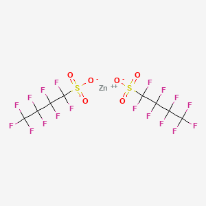 molecular formula C8F18O6S2Zn B3042099 Zinc nonafluorobutanesulphonate CAS No. 502457-69-4