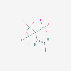 4,4,4-Trifluoro-1-iodo-3,3-bis(trifluoromethyl)but-1-ene