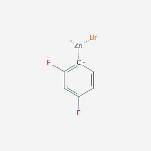 molecular formula C6H3BrF2Zn B3042150 2,4-Difluorophenylzinc bromide CAS No. 517920-79-5