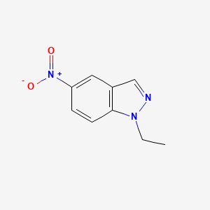 molecular formula C9H9N3O2 B3042172 1-Ethyl-5-nitro-1H-indazole CAS No. 5228-51-3