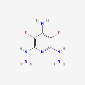 3,5-Difluoro-2,6-dihydrazinylpyridin-4-amine