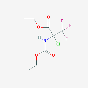 Ethyl 2-chloro-2-[(ethoxycarbonyl)amino]-3,3,3-trifluoropropanoate