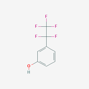 molecular formula C8H5F5O B3042251 3-(Pentafluoroethyl)phenol CAS No. 53998-04-2