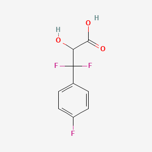 3,3-Difluoro-3-(4-fluorophenyl)-2-hydroxypropanoic acid