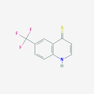 molecular formula C10H6F3NS B3042279 6-(Trifluoromethyl)quinoline-4-thiol CAS No. 544716-08-7