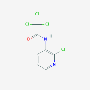 molecular formula C7H4Cl4N2O B3042280 N1-(2-chloro-3-pyridyl)-2,2,2-trichloroacetamide CAS No. 545372-47-2