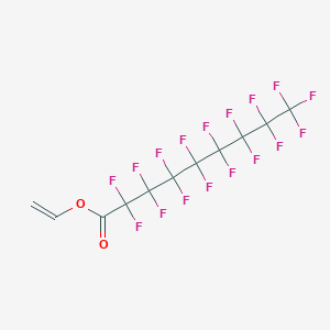 molecular formula C11H3F17O2 B3042282 Vinyl perfluorononanoate CAS No. 54640-64-1