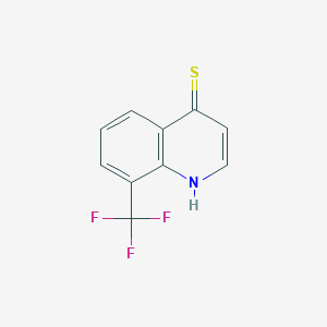 molecular formula C10H6F3NS B3042287 8-(Trifluoromethyl)quinoline-4-thiol CAS No. 550346-16-2