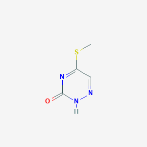 5-(Methylthio)-2,3-dihydro-1,2,4-triazin-3-one