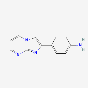 4-{Imidazo[1,2-a]pyrimidin-2-yl}aniline