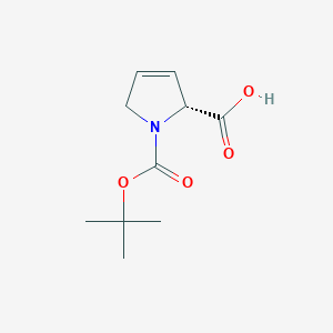 molecular formula C10H15NO4 B3042349 N-Boc-3,4-dehydro-D-proline CAS No. 58617-29-1