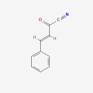 molecular formula C10H7NO B3042379 (2E)-3-phenylprop-2-enoyl cyanide CAS No. 60299-77-6