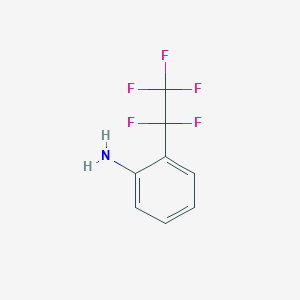 molecular formula C8H6F5N B3042399 2-(Pentafluoroethyl)aniline CAS No. 60979-05-7