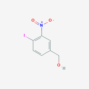 molecular formula C7H6INO3 B3042406 (4-Iodo-3-nitro-phenyl)-methanol CAS No. 612825-76-0