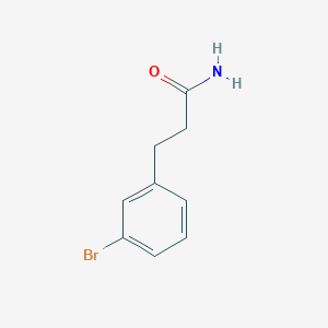 molecular formula C9H10BrNO B3042410 3-(3-Bromophenyl)propanamide CAS No. 615534-55-9