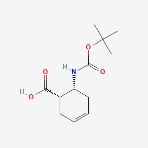 (1S,6R)-6-(tert-butoxycarbonylamino)cyclohex-3-enecarboxylic acid