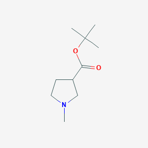 molecular formula C10H19NO2 B3042492 tert-Butyl 1-methylpyrrolidine-3-carboxylate CAS No. 635700-02-6