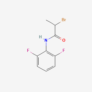 molecular formula C9H8BrF2NO B3042513 2-bromo-N-(2,6-difluorophenyl)propanamide CAS No. 646455-52-9