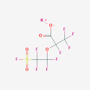 molecular formula C5F9KO5S B3042588 Potassium 5-fluorosulfonylperfluoro(2-methyl-3-oxapentanoate) CAS No. 647836-31-5