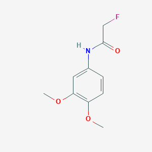 molecular formula C10H12FNO3 B3042625 N1-(3,4-dimethoxyphenyl)-2-fluoroacetamide CAS No. 648427-41-2