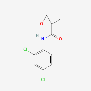 molecular formula C10H9Cl2NO2 B3042717 N-(2,4-dichlorophenyl)-2-methyl-2-oxiranecarboxamide CAS No. 65925-78-2
