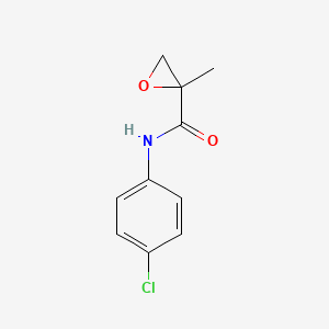 molecular formula C10H10ClNO2 B3042718 N-(4-chlorophenyl)-2-methyl-2-oxiranecarboxamide CAS No. 65925-79-3