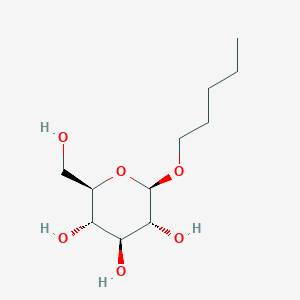 molecular formula C11H22O6 B3042751 N-AMYL B-D-GLUCOPYRANOSIDE CAS No. 66957-71-9