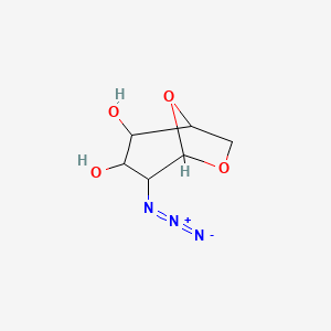 molecular formula C6H9N3O4 B3042766 4-Azido-6,8-dioxabicyclo[3.2.1]octane-2,3-diol CAS No. 67546-20-7